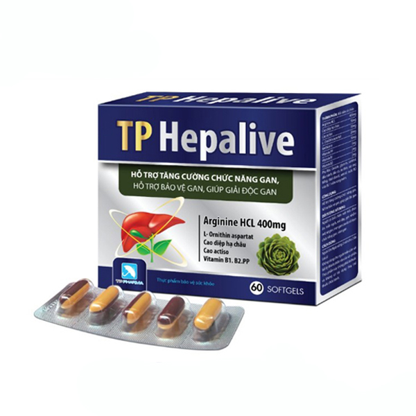 TP HEPALIVE - Viên bổ gan, hạ men gan, giảm mụn ngứa, nóng trong người ( hộp 12 vỉ * 5 viên)